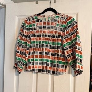 Colorful Geometric Women's Blouse